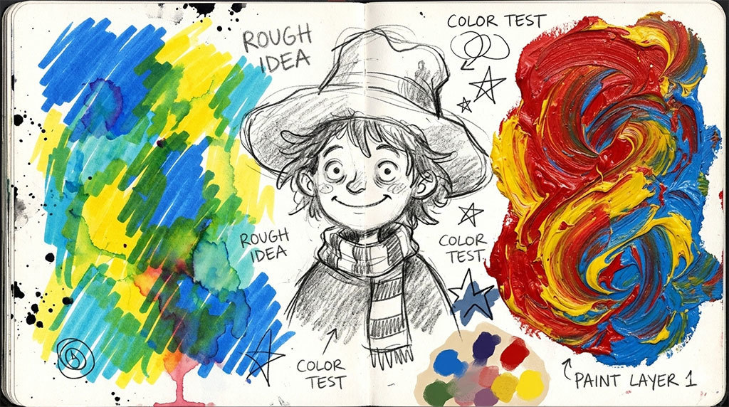 Canva 2026设计趋势:为何“稚拙设计”正在统治全网?